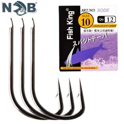 NGB Fishhook Sode 5#-10# Single Jig Hook Peche High Quality Carp Fishing Hook Anzol Pesca Treble Hooks Fishing Tackle