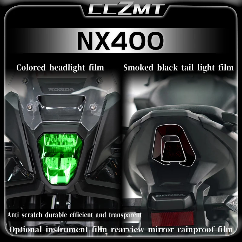 For HONDA NX400 nx400 2024  headlight film instrument film high transparency sticker film modified parts accessories