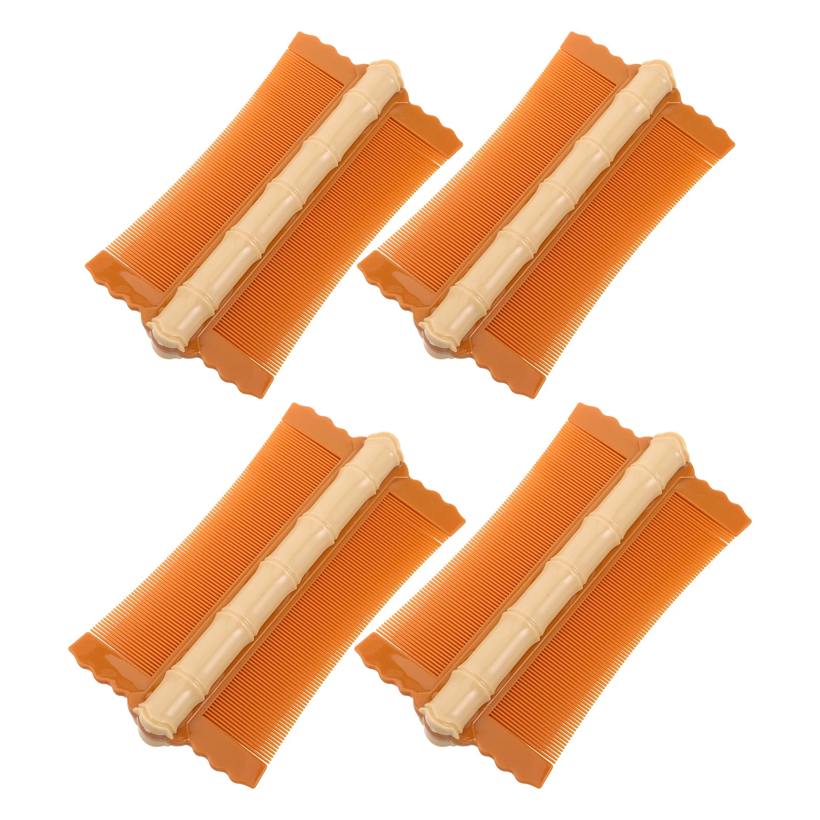 

4Pcs Dog Combs for Grooming Double Sided Fine Tooth Dandruff Comb Efficient Scalp Sweep Shedding Pet Hair Remover Styling Tool