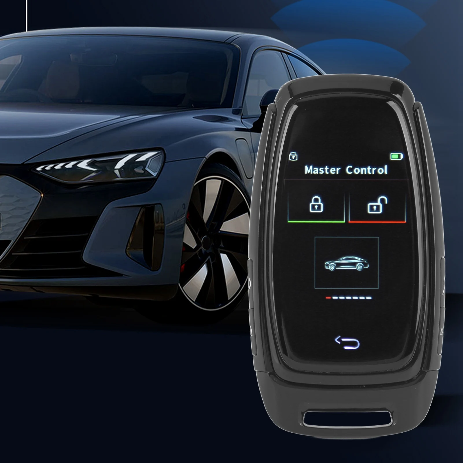 Chiave LCD intelligente Chiave LCD intelligente per auto Connessione Bluetooth 5.0 Ingresso senza chiave Tocco morbido per modelli di avvio con un pulsante
