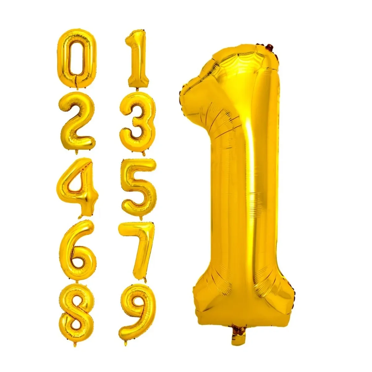 

Number Balloons Gold Giant Balloon Helium Foil Number Balloons for Birthday Party Decoration Kids Anniversary Wedding Supplies