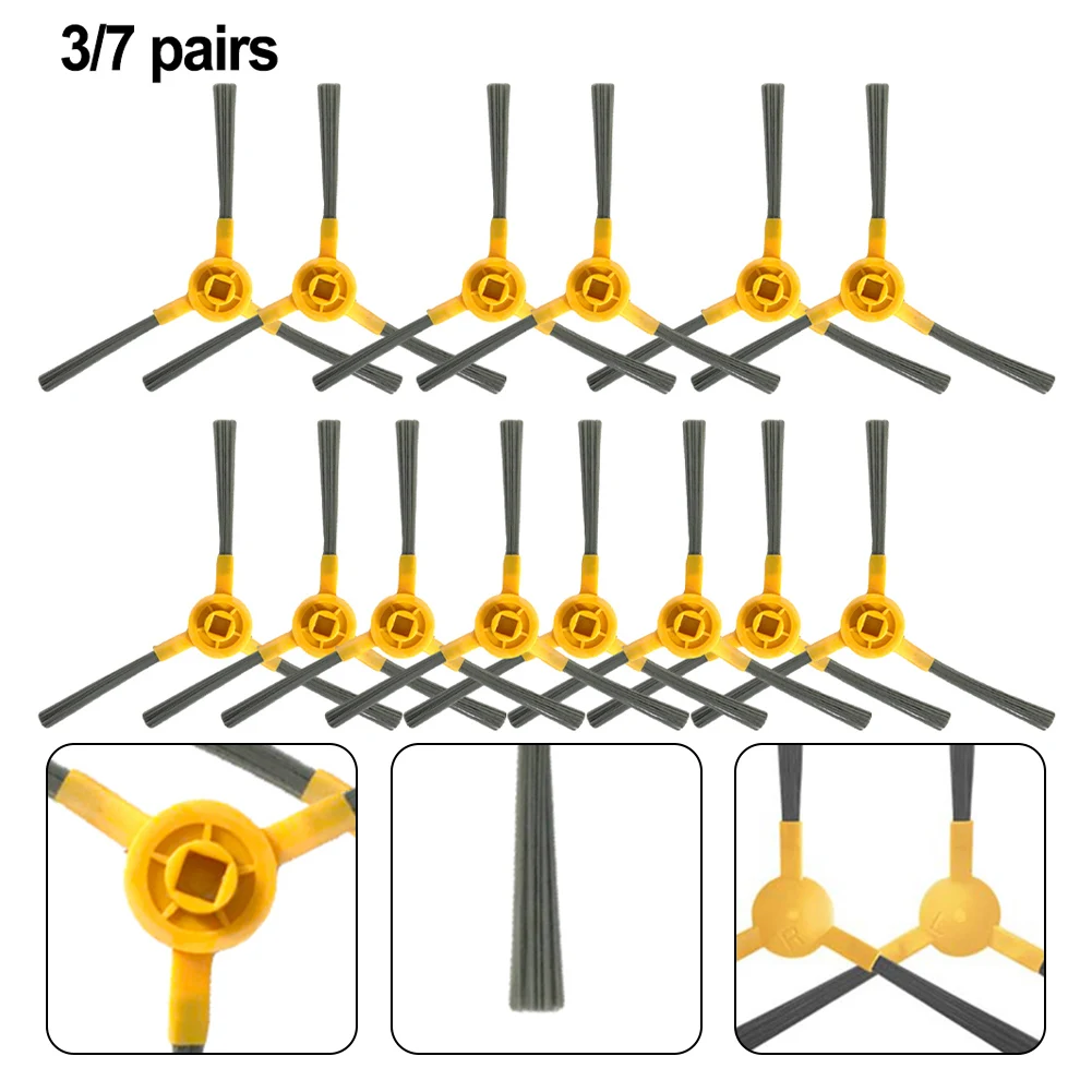 Achieve Superior Cleaning Performance with For ABIR R30 Robot Vacuums Spin Edge Side Brush Replacement (6/14 Pack)