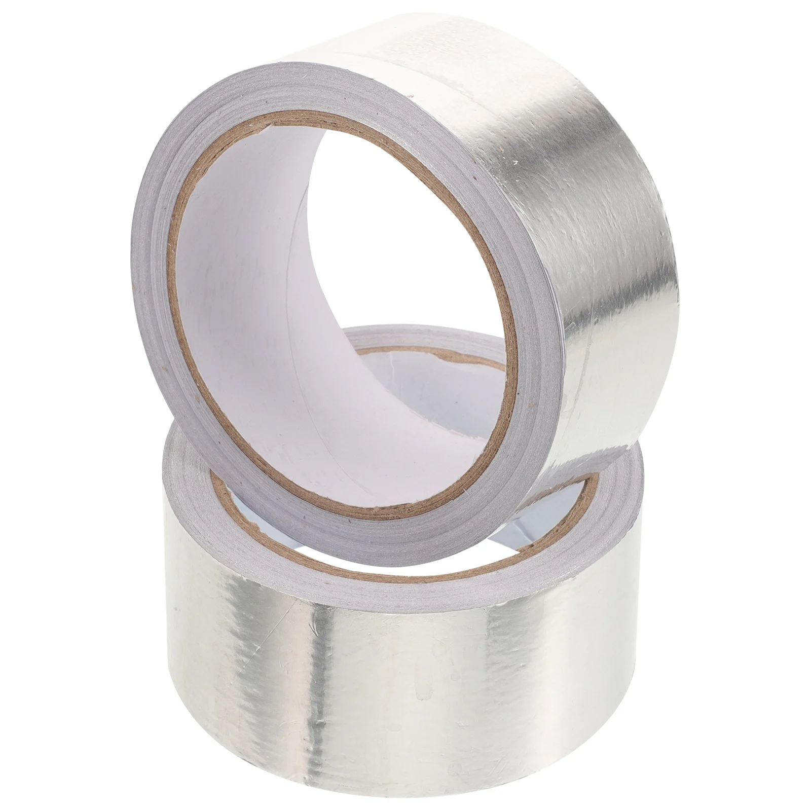 

2 Rolls Aluminum Foil Tape Insulated Heavy Duty High Temperature Aluminum Foil Tape for Insulation Metal Repair Patching and