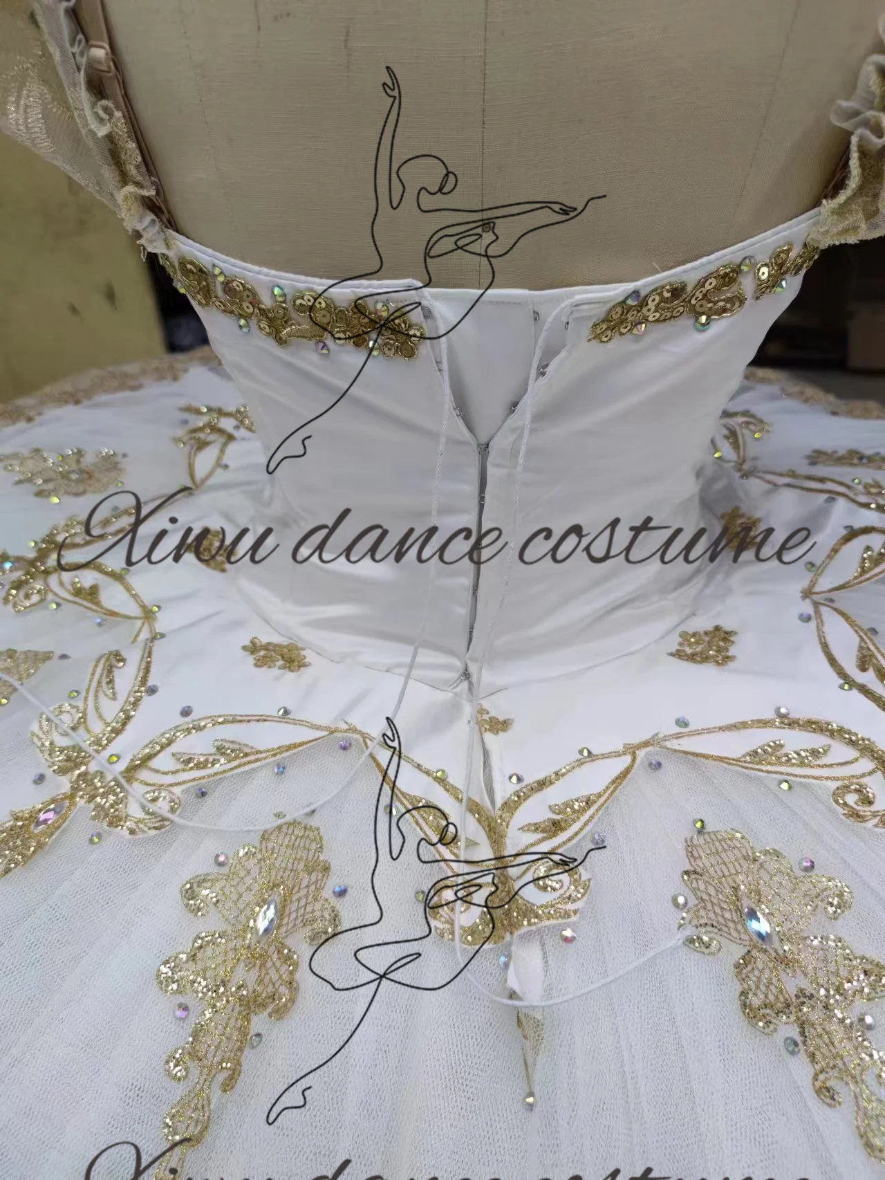 Professional high-quality custom-size ballet performance ballet costume high-end competition ballet dress