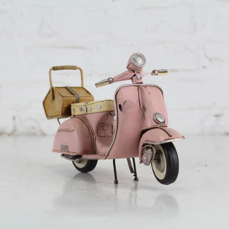 

Children's home decoration and Diwali occasion retro series scooter motorcycle model