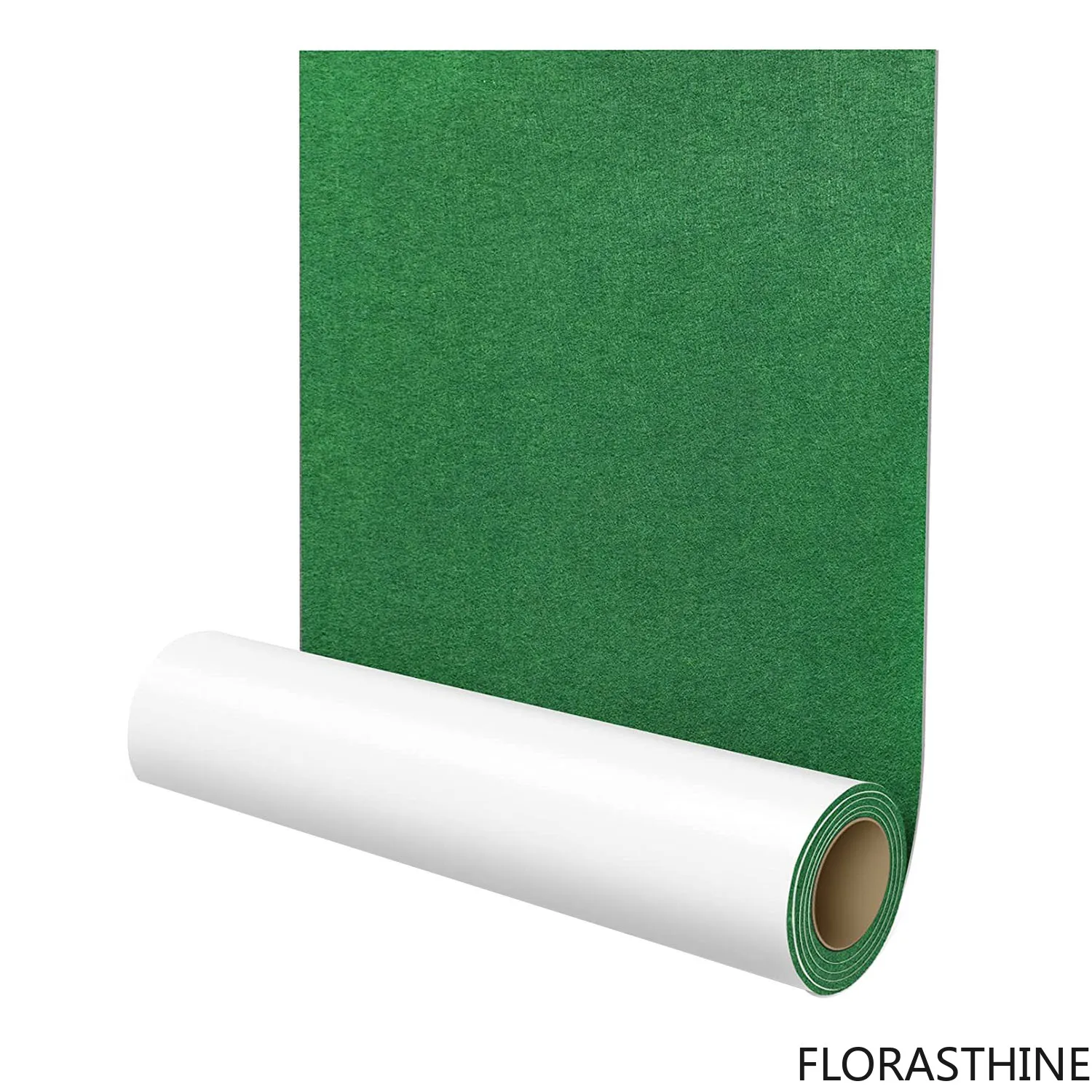 Self-Adhesive Felt Gliders, 40 x 150 cm, Self-Adhesive Felt Furniture Pads, Gliders, Multi-purpose Adhesive Mat Tape Green