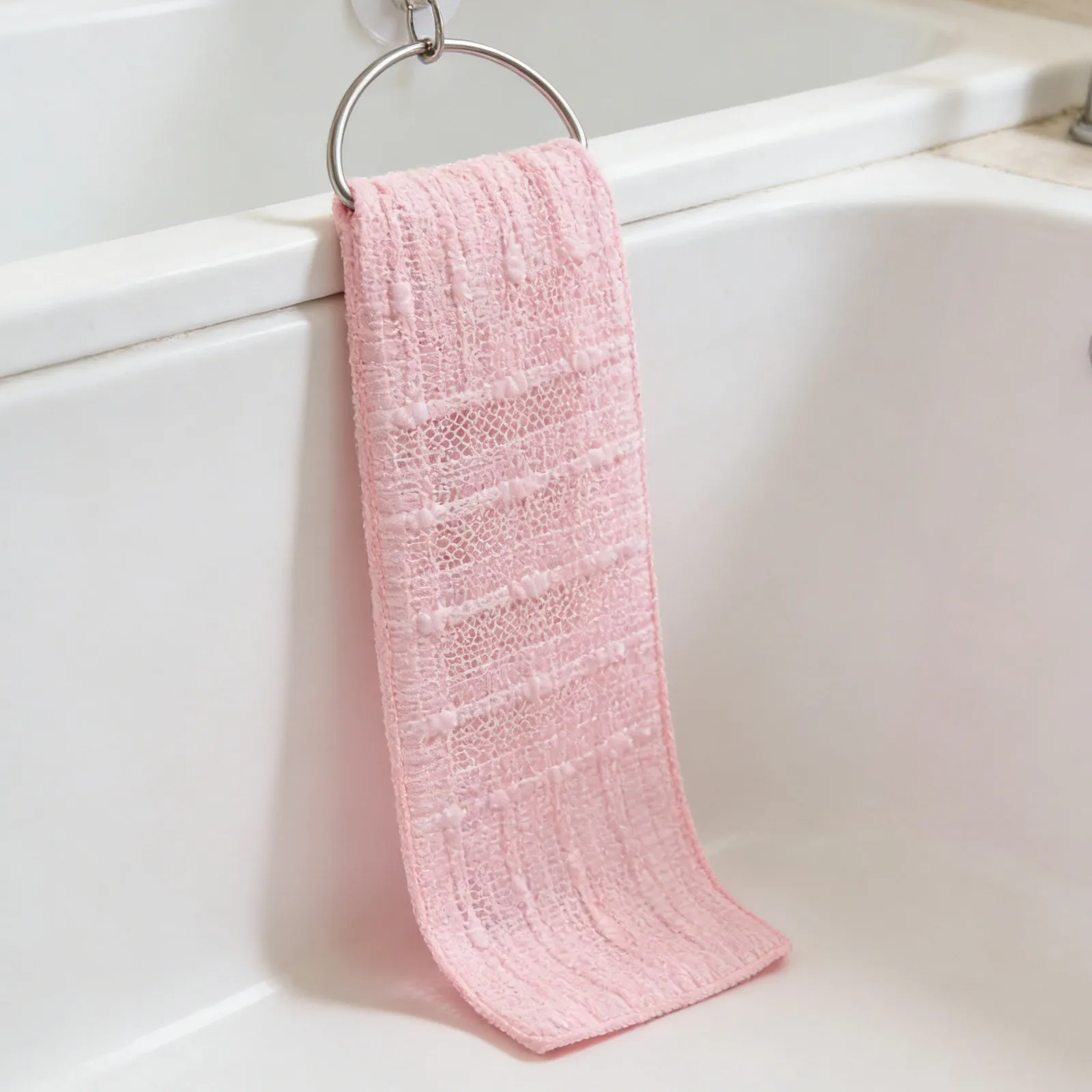 

Japanese Exfoliating Bath Towel Shower Back Scrubber Fast Drying Body Scrub Cloth Rich Foam Generating Soft Skin Friendly 35x12
