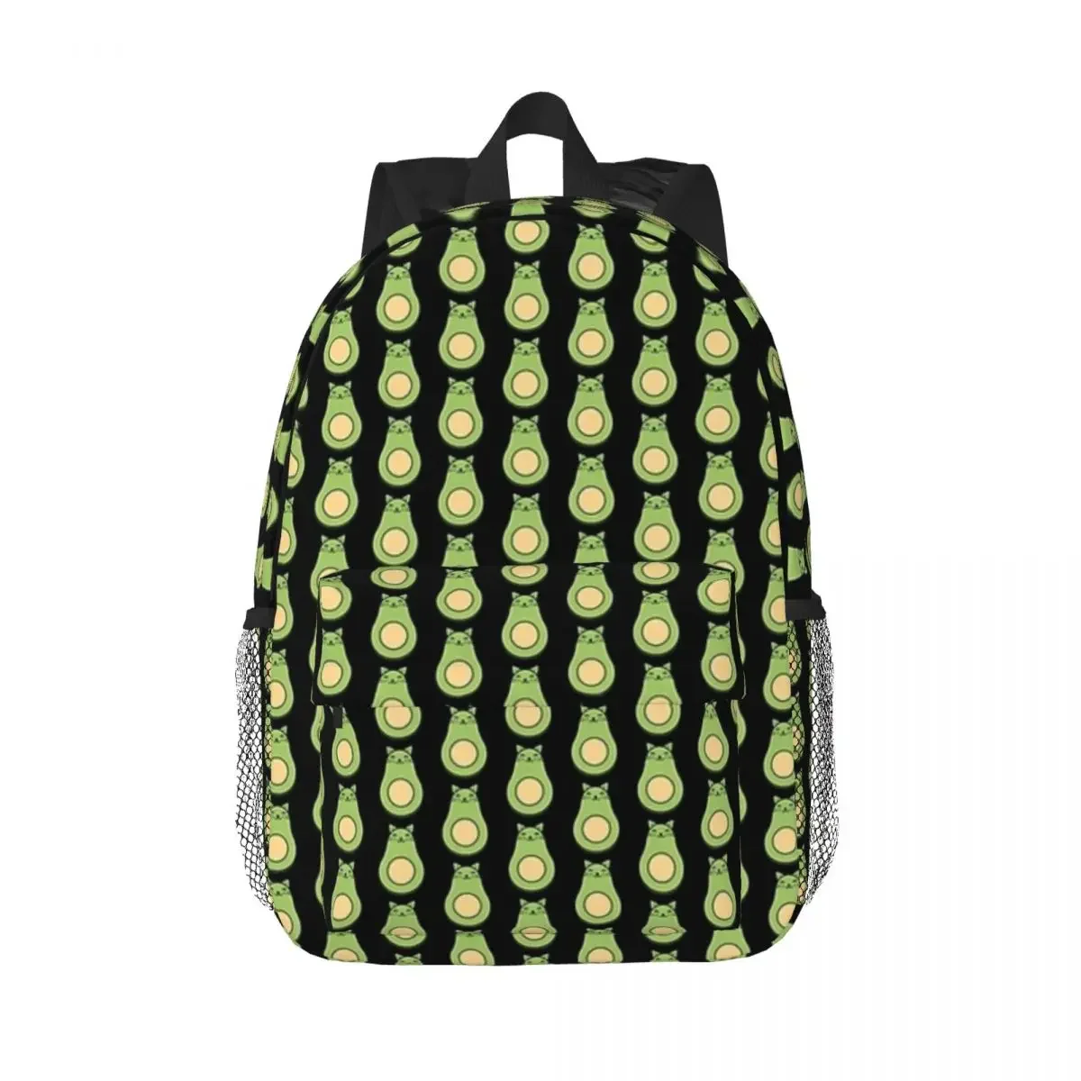 Cute Kitty Avocado AVOCATO Backpacks Teenager Bookbag Casual Children School Bags Travel Rucksack Shoulder Bag Large Capacity