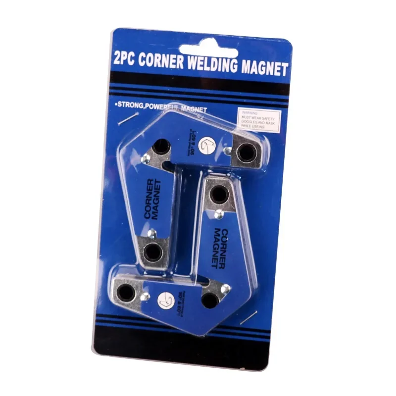 

2Pcs Dual-use Welding Magnet Holder Locator Welding Corner 60/90 Degree