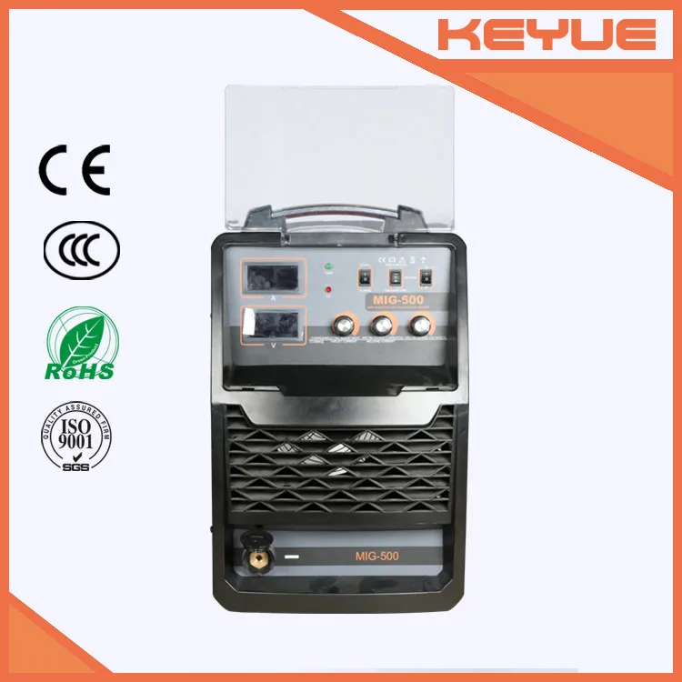 IGBT DC Inverter Three Phase High Frequency Heavy Duty 3 In 1 CO2 Gas Tig/mma/mig/mag Industrial Welding Machine MIG-500