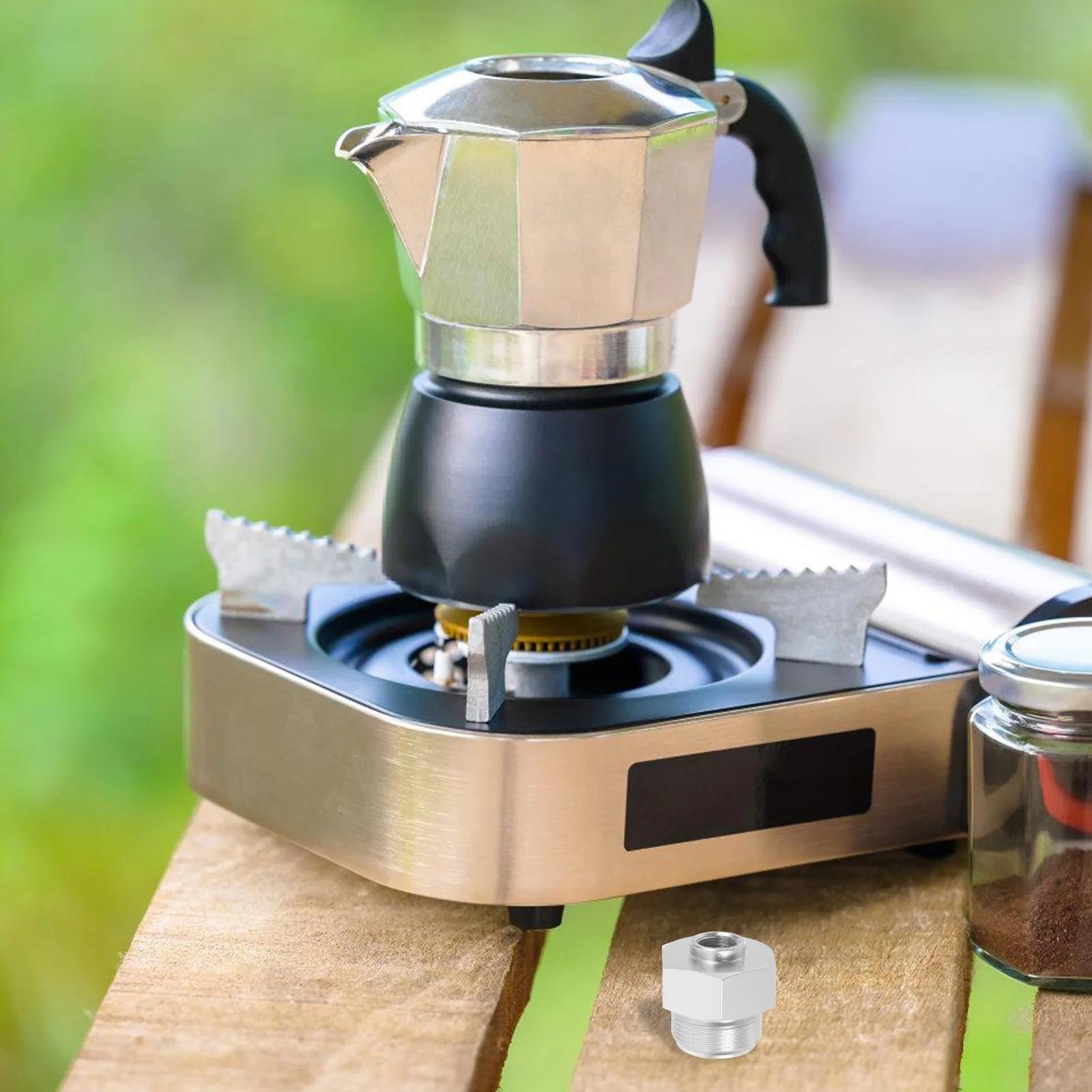 

Aluminum Gas Tank Converter Head Stove Adapter For Camping Bbq Propane Filling Tool Outdoor Furnace Converter Lightweight Gas