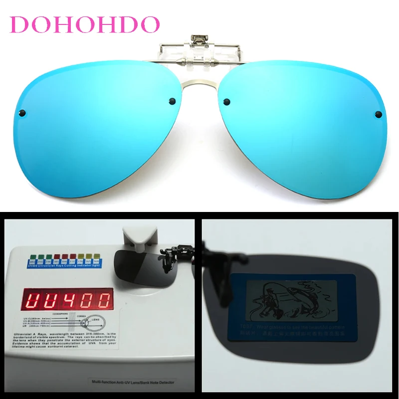 المعادن الطيار القيادة الاستقطاب كليب على الوجه متابعة عدسة الرياضة في الهواء الطلق نظارات الرجال النساء للرؤية الليلية نظارات مكافحة وهج UV400 Очки #4