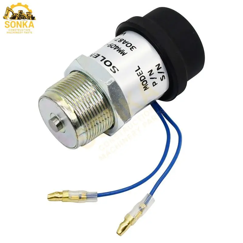 195-8411 1958411 جديد 12 فولت الملف اللولبي لإغلاق الوقود لحفارة كاتربيلر الهيدروليكية الصغيرة 303 304 305 305CR 304CR 303CR 302.5C