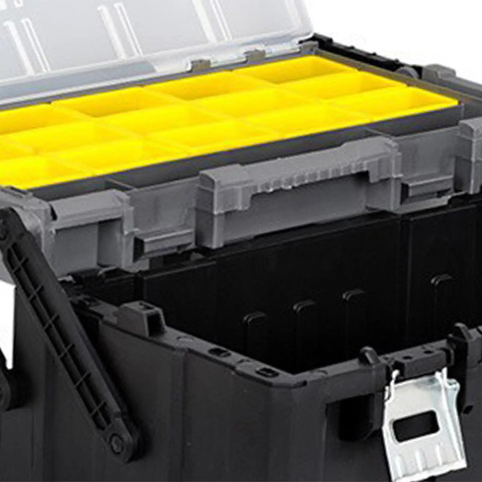 กล่องเครื่องมือ เครื่องมือ ออแกไนเซอร์ ความจุขนาดใหญ่กันฝุ่นล็อคเคสป้องกันด้วย