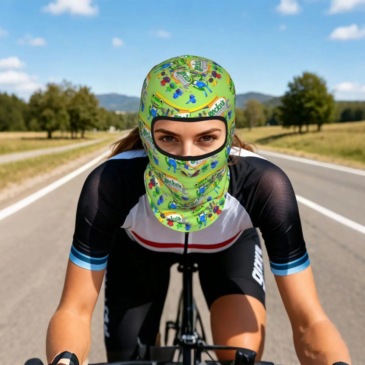 Geckos Garage Kids Breathable Thin Balaclava Full Face Mask Sun Protection Neck Gaiter For Motorcycle Cycling Fishing Outdoor