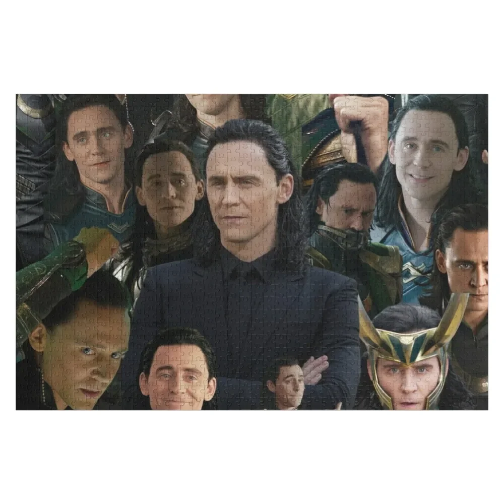 Tom Hiddleston collage Jigsaw Puzzle Personalized For Kids Customized Toys For Kids Puzzle