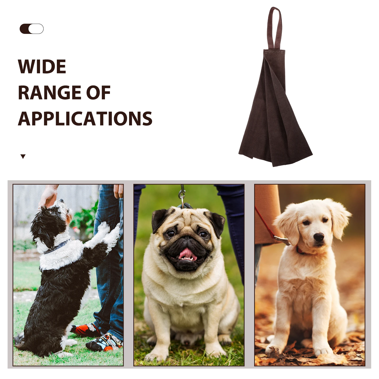 

Accessories Cowhide Bite Cloth Rag Pull Teething Dogs Top Layer and Puppy Training
