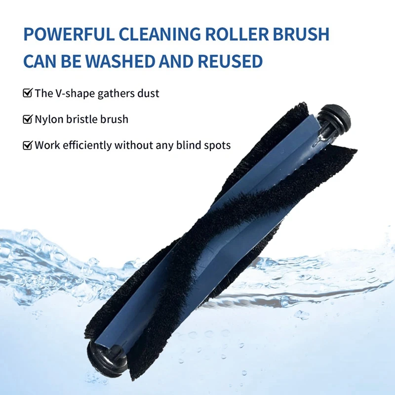 SANQ 11 قطعة ل Eufy X10 Pro Omni جهاز آلي لتنظيف الأتربة استبدال أجزاء فرشاة جانبية رئيسية فلتر Hepa ممسحة القماش كيس لجميع الغبار