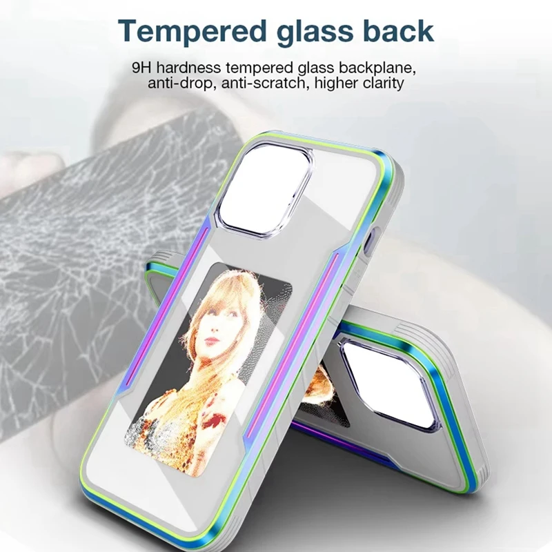 Smart NFC Eink Screen DIY Phone Case Custom Refesh Screen Display Mobile Phone Case Cover