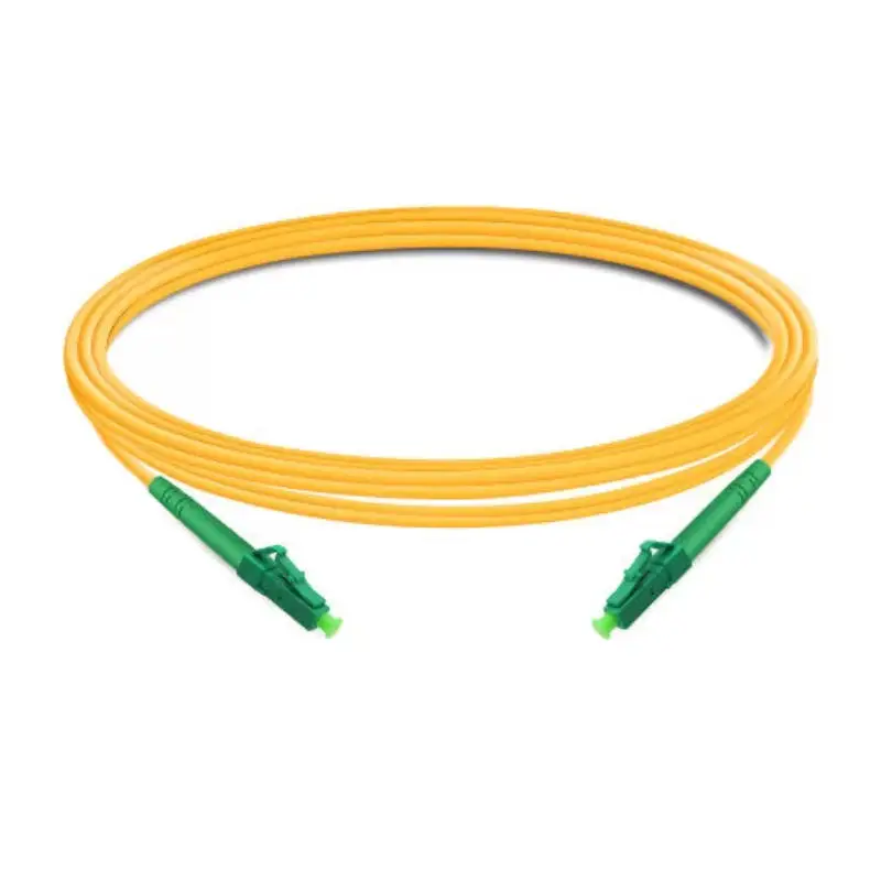Simplex OS2 Single Mode LC APC to LC APC LSZH 2.0mm Fiber Optic Cable
