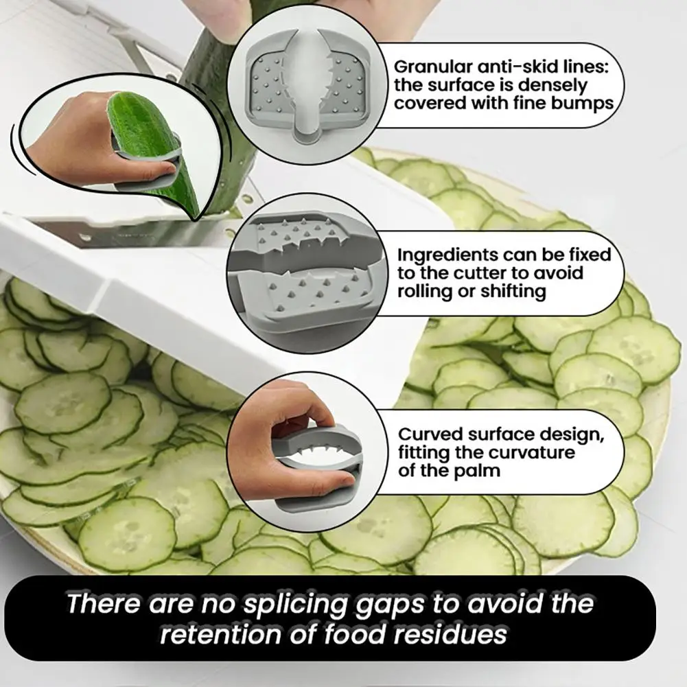 

Multi-function Handheld Slicer Accessory Anti-slip Handle Slicer Guard Ergonomic Safety Hand Guard Set for Mandoline for Home