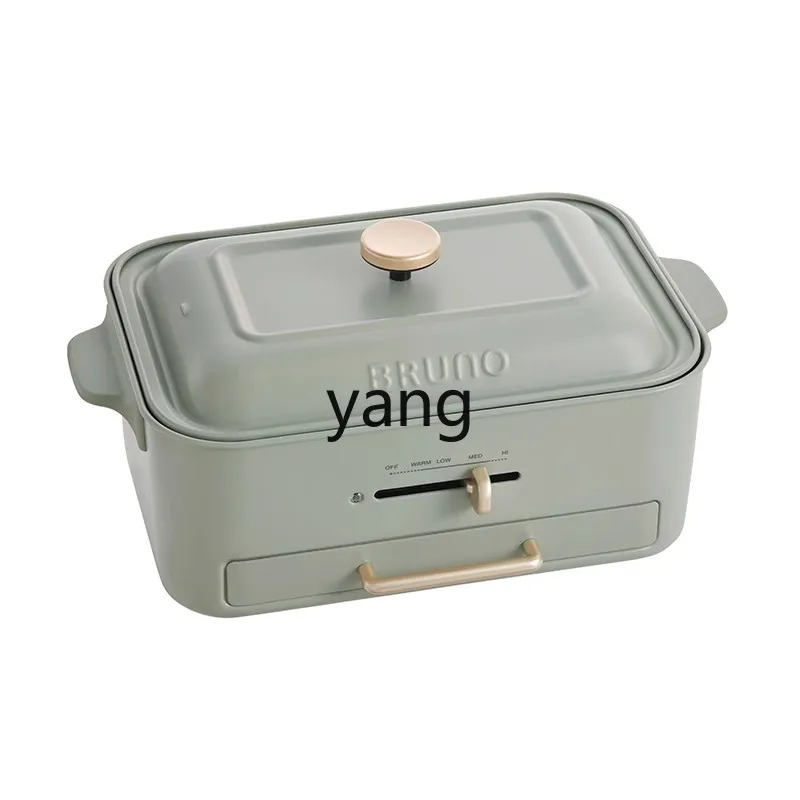 

LMM Multifunctional Cooking Pot Household Frying, Cooking, Baking, Electric Barbecue, Hot Pot Integrated