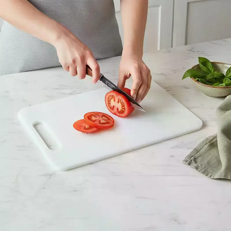 Three Sizes Of Mold-Resistant Plastic Double-Sided Cutting Boards With Hanging Hooks Use For Cutting Fruits And Vegetables