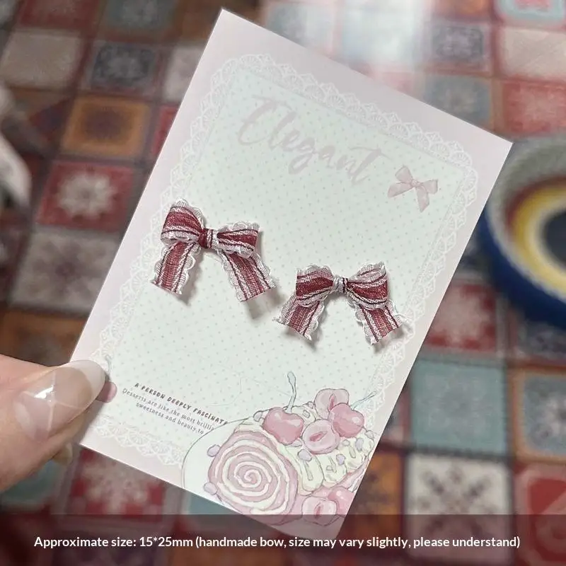 Kleiner Punkt-Schleifenanhänger, flacher Aufnäher, Schmuckherstellung, Scrapbooking, DIY, Party-Haarspangen-Accessoires, Heimdekoration, Bastelarbeiten – Detail 22