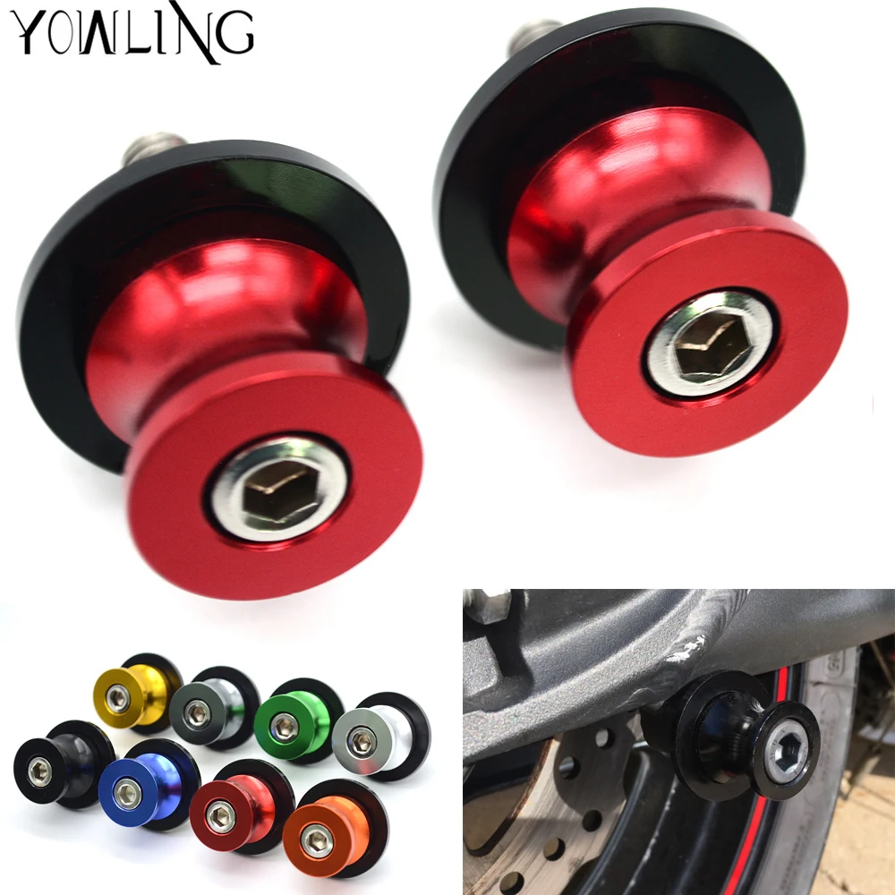 

New 8mm Motorcycle Red CNC Aluminum Swingarm Spools Slider For Honda CBR 600 954 1000 RR CBR 600 F2,F3,F4,F4i CBR650F/CB650F