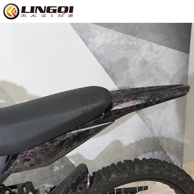 

LINGQI RACING Модифицированная левая и правая панель из углеродного волокна и заднее крыло для переноса воды для электрического мотокросса Light Bee X S