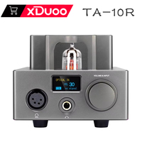 XDUOO TA-10R Headphone Amplifier AK4493EQ XU208 USB RCA Coax Opt PCM DSD DXD 12AU7 TA10R Tube Amplifier