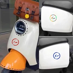 1Pc Lightning Motorcycle Stickers for Motorbike Helmet Fuel Tank Fender DIY Decals Moto Accessoires Self-adhesive Decoration