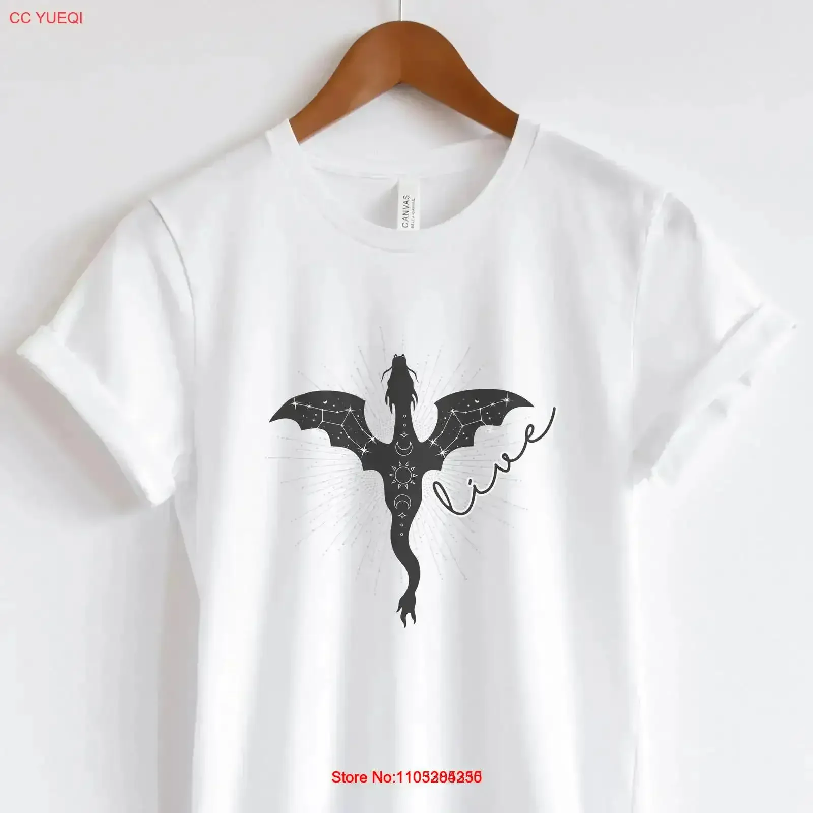 Throne of Glass Inspired Dragon Live T Shirt Abraxos TOG SJM Book Lover vintage Washed Stretched Casual graphic Soft vintage