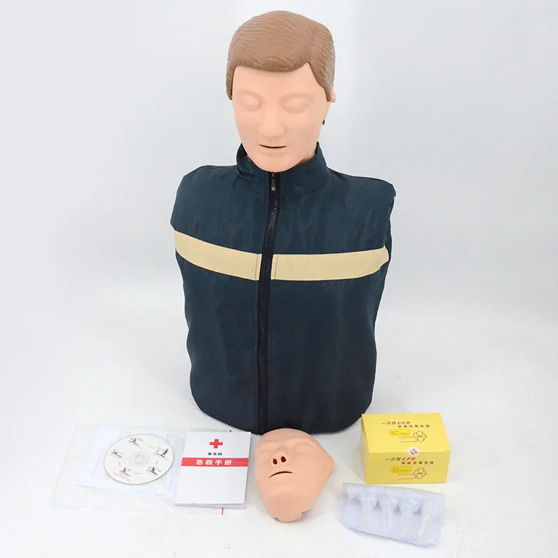 Cardiopulmonary Resuscitation Simulator Hospital Emergency Mannequin Artificial Respiration Dummy CPR Rubber Man