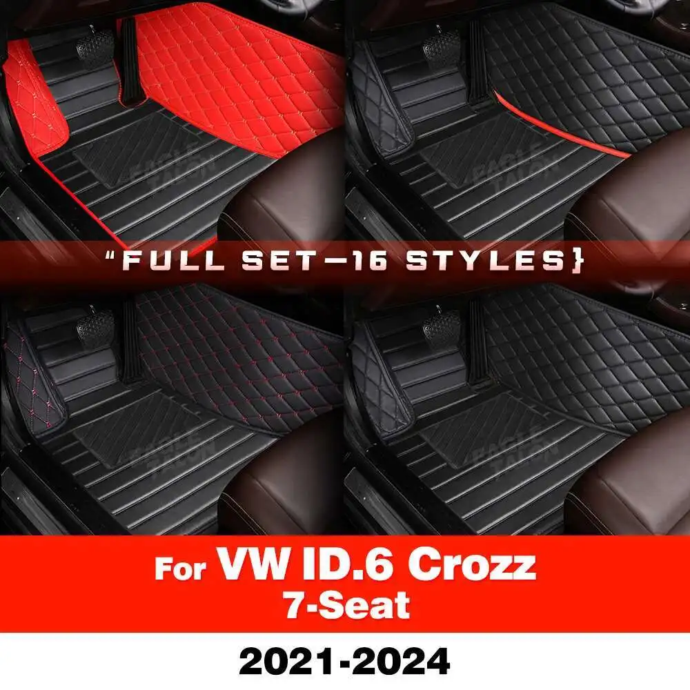 

Для VW Volkswagen ID.6 Crozz (7 мест) 2021-2024 пользовательские автомобильные коврики автомобильный ковер чехол аксессуары для интерьера защитные