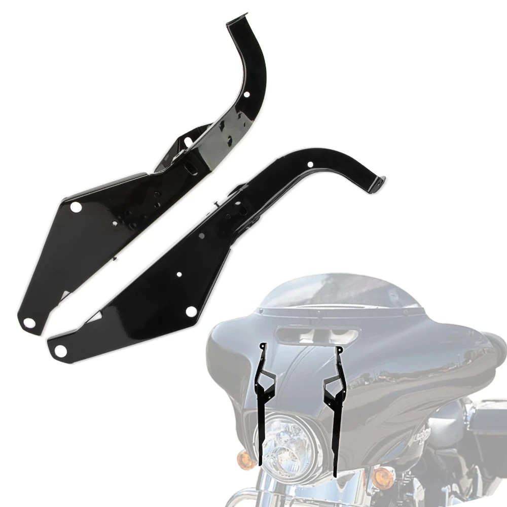 Motorcycle Heavy Duty Batwing Outer Fairing Support Bracket For Harley Electra Glide FLHT 96-13 Street Glide FLHX Accessories