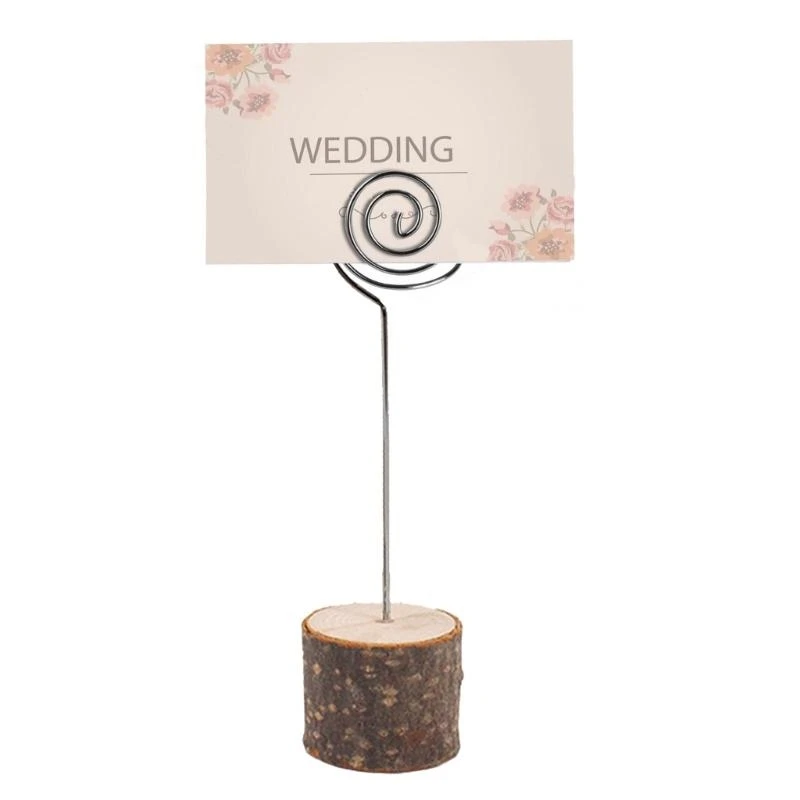  Table Number Holders Stands, Name Cards Photo Holders for Wedding Party