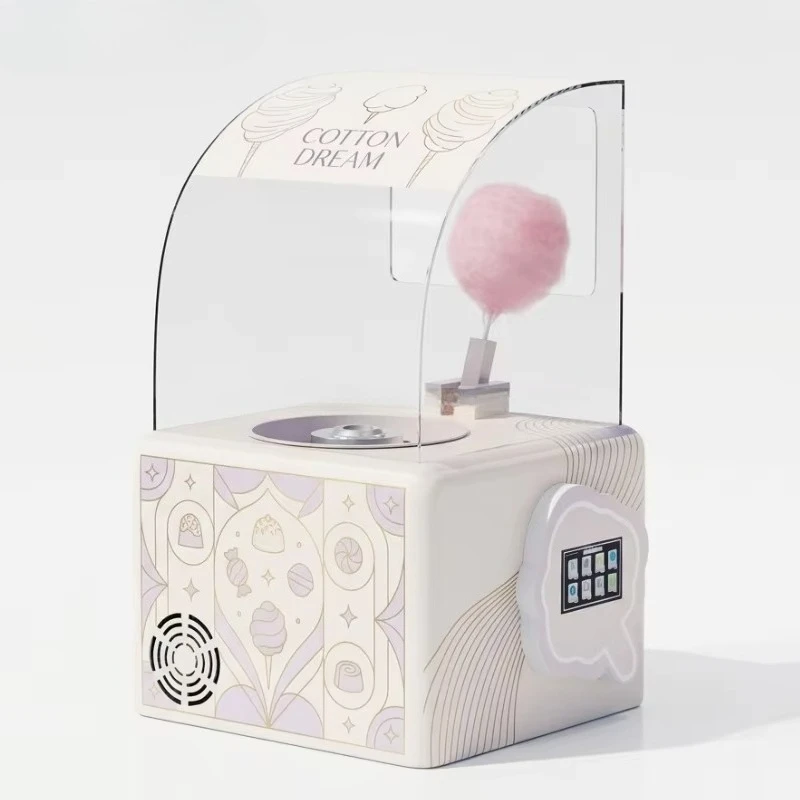 New 8 Flower Shapes Electric Candy Floss Machine Easy to Operate Popular Commercial Equipment for Small Shopping Malls