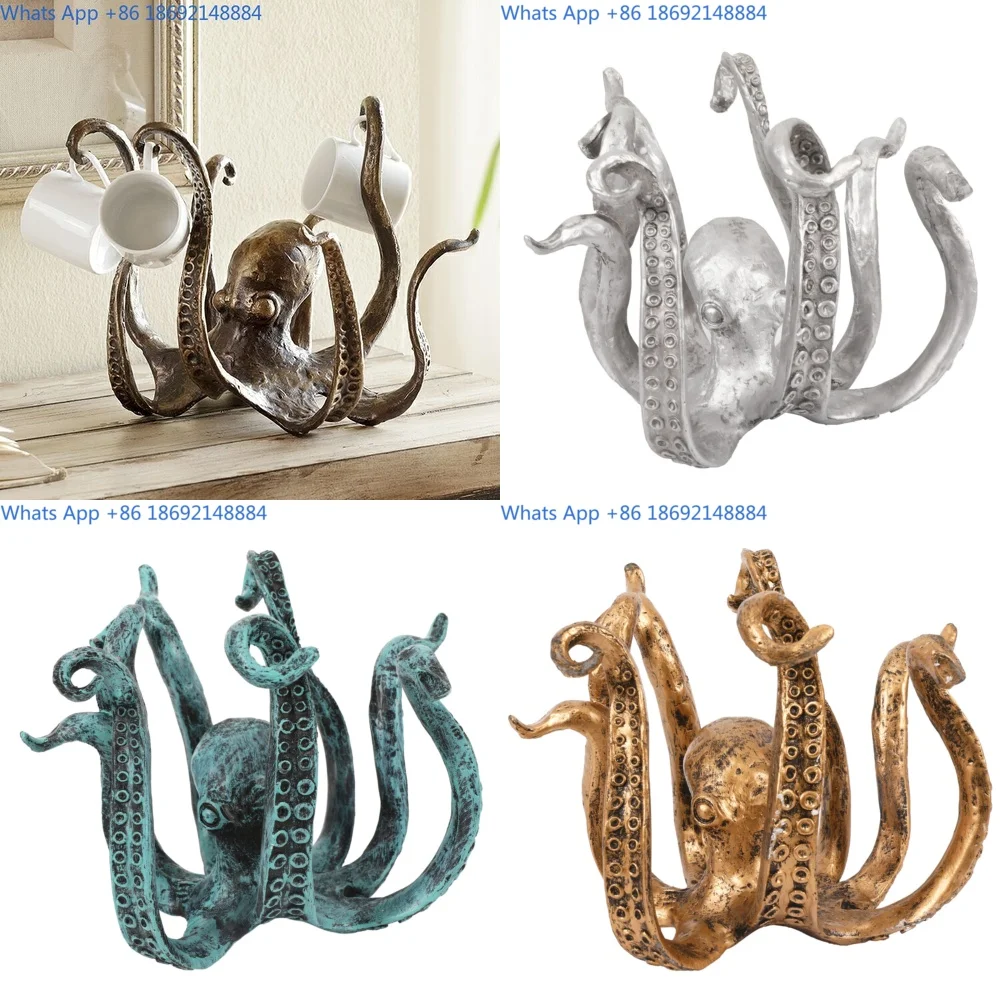 

Octopus Sculpture Resin Home Decor Garden Landscape Ornament