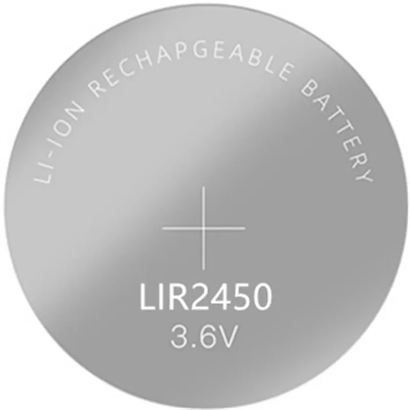 Upgrade 2P LIR2450 LIR2430 LIR2477 Lithium Coin Button Batteries with Charger Replacement Battery for Watch Calculator Tablet