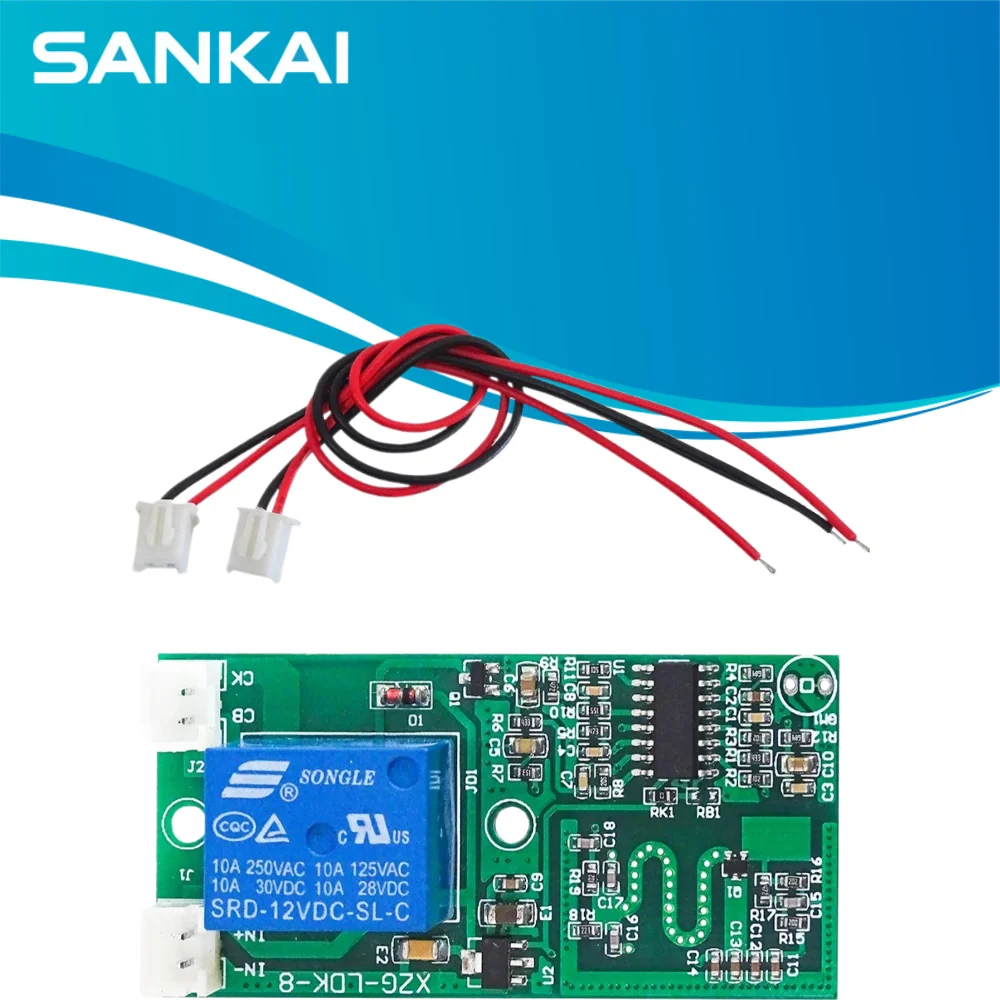 XZG-LDK-8 DC 5V Microwave Motion Sensor Relay Module, Human Infrared Radar Induction Switch for Smart Home
