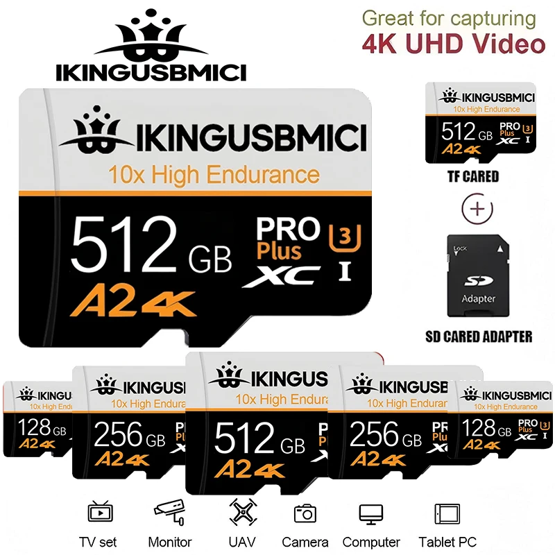 Extreme Micro TF Card 64GB Micro TF TF Memory Card with 100GB Reading Speed Class for Specific Use Memory Storage