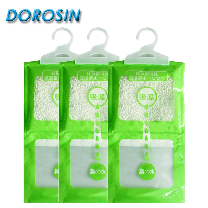 3PCS/Lot Dehumidifier Desiccant Dehumidification Bag 100g/bag For Home Wardrobe Shoe Cabinet Bookcase Moisture Absorption Bag