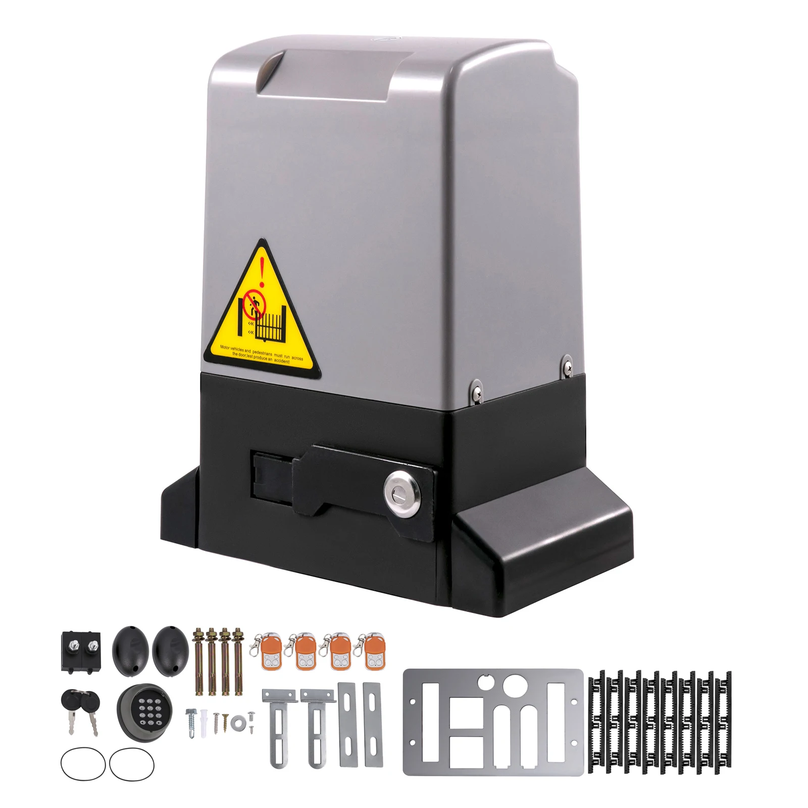 SucceBuy – ouvre-porte coulissant automatique, 1800 KG, 7m, avec 4 télécommandes et contrôle par application, allée roulante électrique