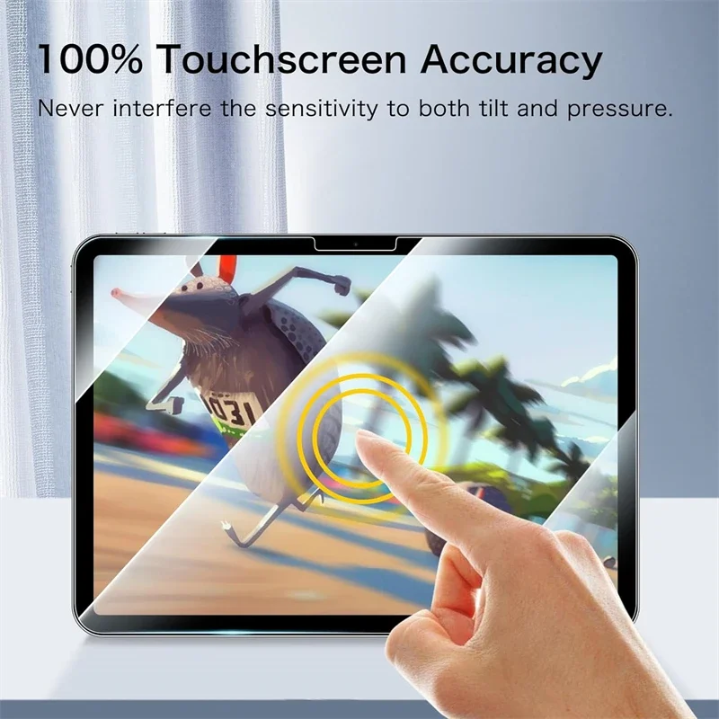 2PCS Glass Screen Protector Tablet Case for IPad Air Pro 10th Generation 10.9 11 10.2 Inch 2024 I Pad 10 9 8 7 Gen Mini 6 Cover