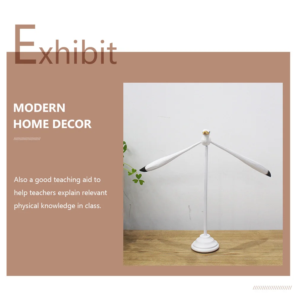 

Balance Seagull Gravity Ornament Premium Wood Material Modern Home Decor Friends Unique Tabletop Decoration