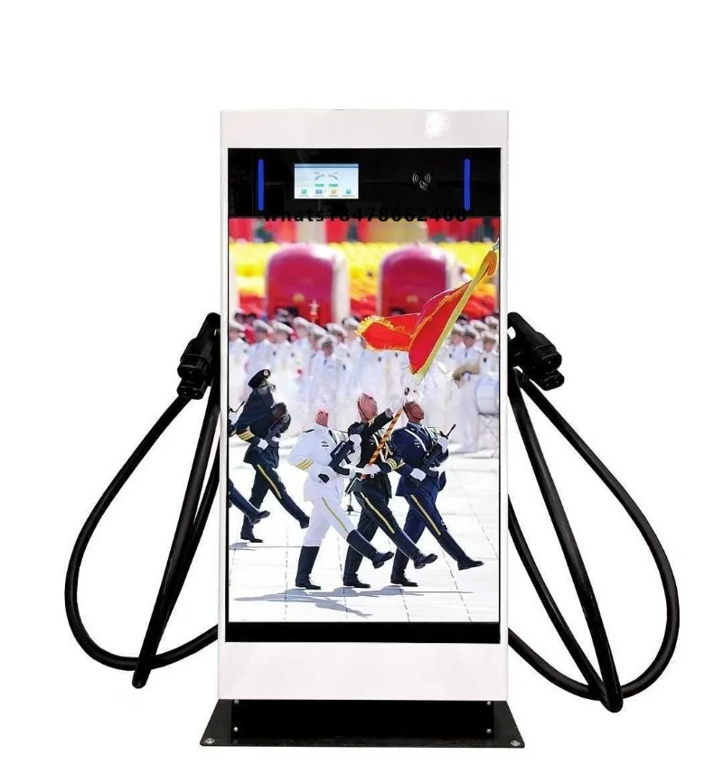 European standard 60kw double-gun electric vehicle floor-to-ceiling charging station high-power AC 220V new application