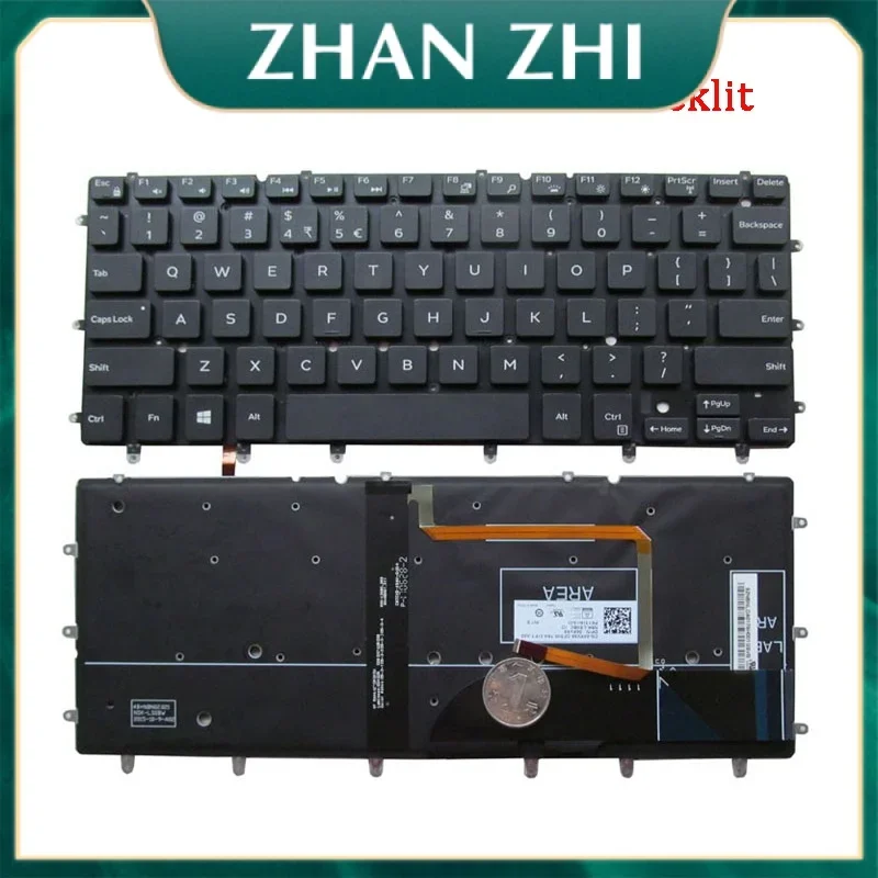 NEW Genuine Laptop Rreplacement Keyboard Compatible for DELL Inspiron 15 7547 7548 XPS 13 9343 9350 9360 p57g