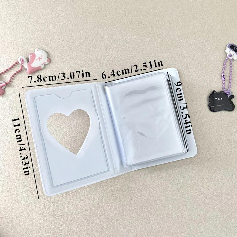 INS Cute 40 Grids Photo Album Cartoon ins photocard holder Heart Hollow binder album collect book korea instax photo album