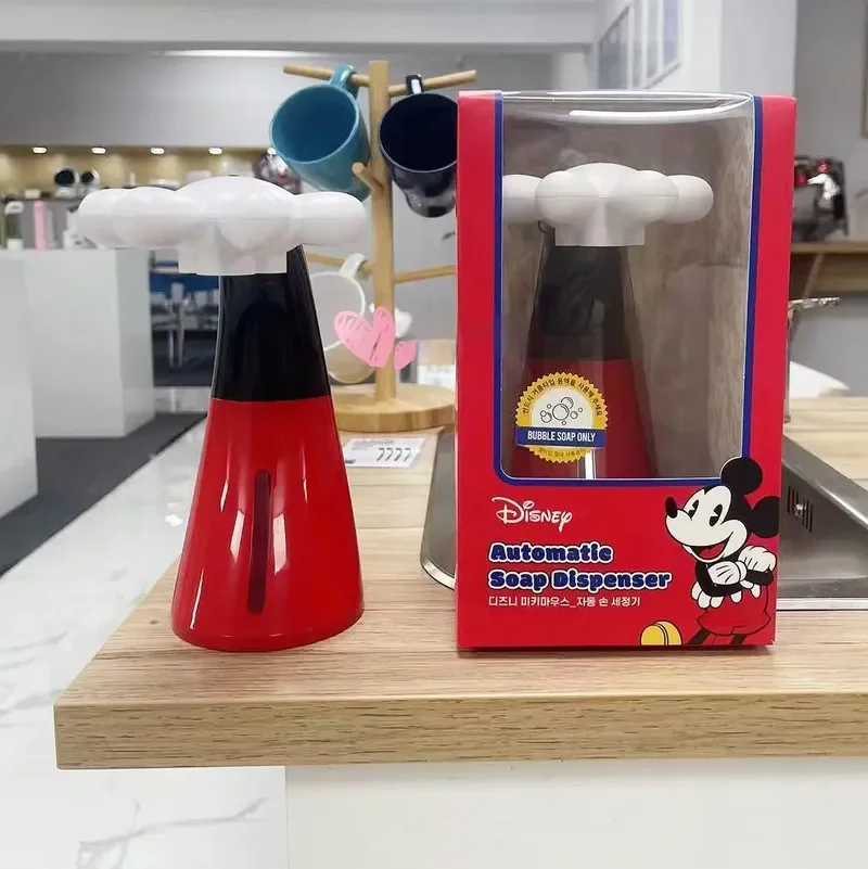 Spot Disney Cartoon Automatic Induction Contact-free Mickey Shape Children's Baby Soap Dispenser Machine Intelligent Foam Gift